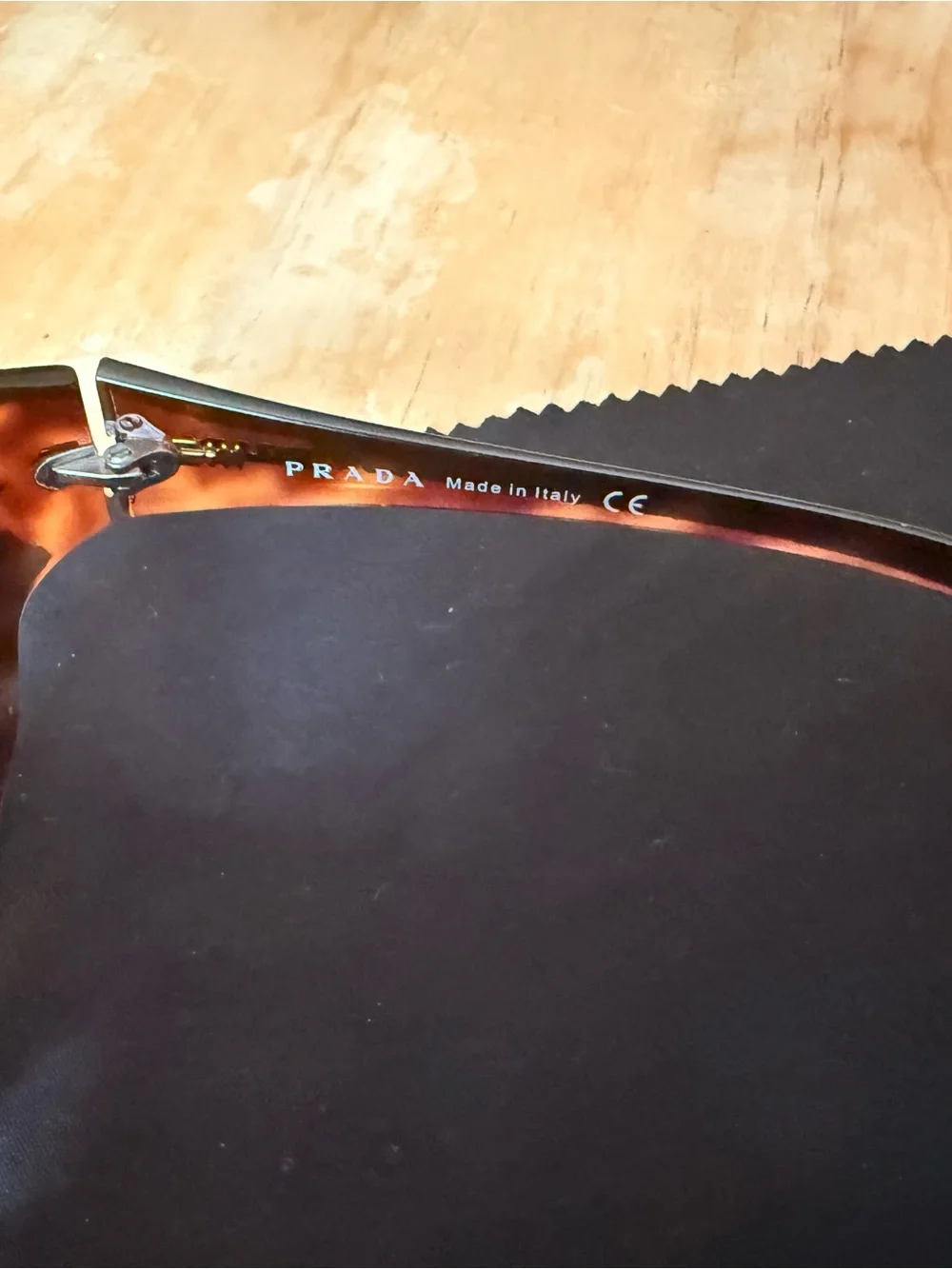 Unisex  Brown Tinted Prada Sunglasses